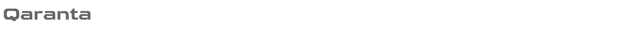 Sample characters Qaranta Font